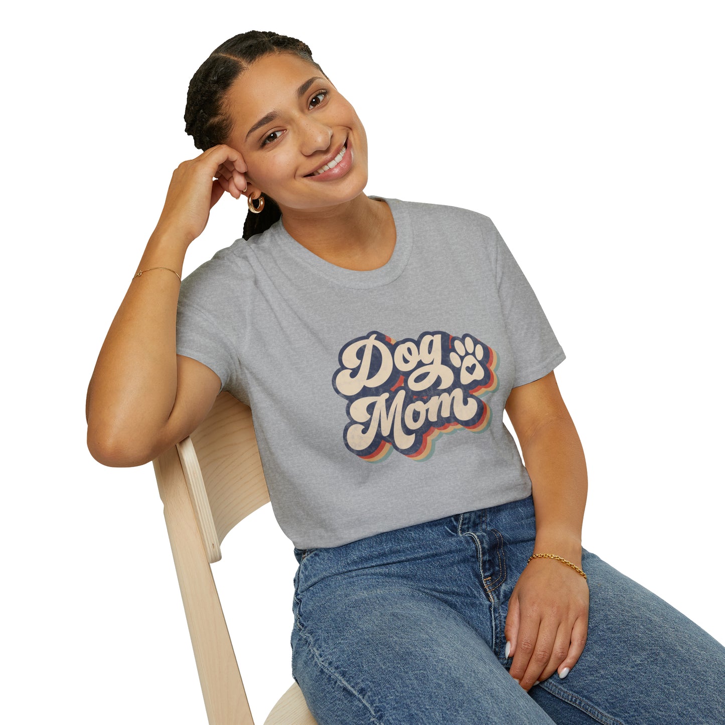 Dog Mom Unisex Softstyle T-Shirt