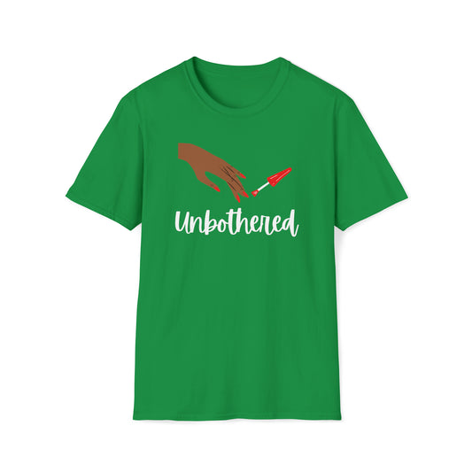 Unbothered Softstyle T-Shirt - White Letters