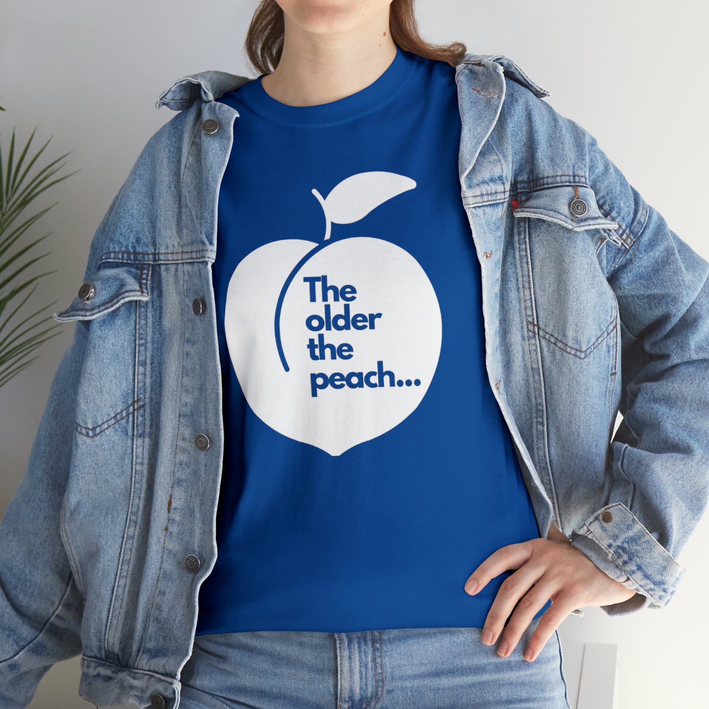 The Older the Peach ... Unisex Heavy Cotton Tee