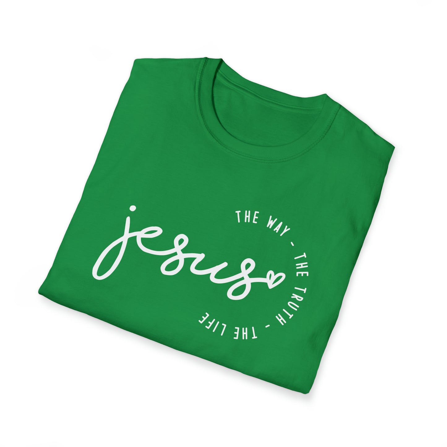 Jesus The Way The Truth The Life Unisex Softstyle T-Shirt