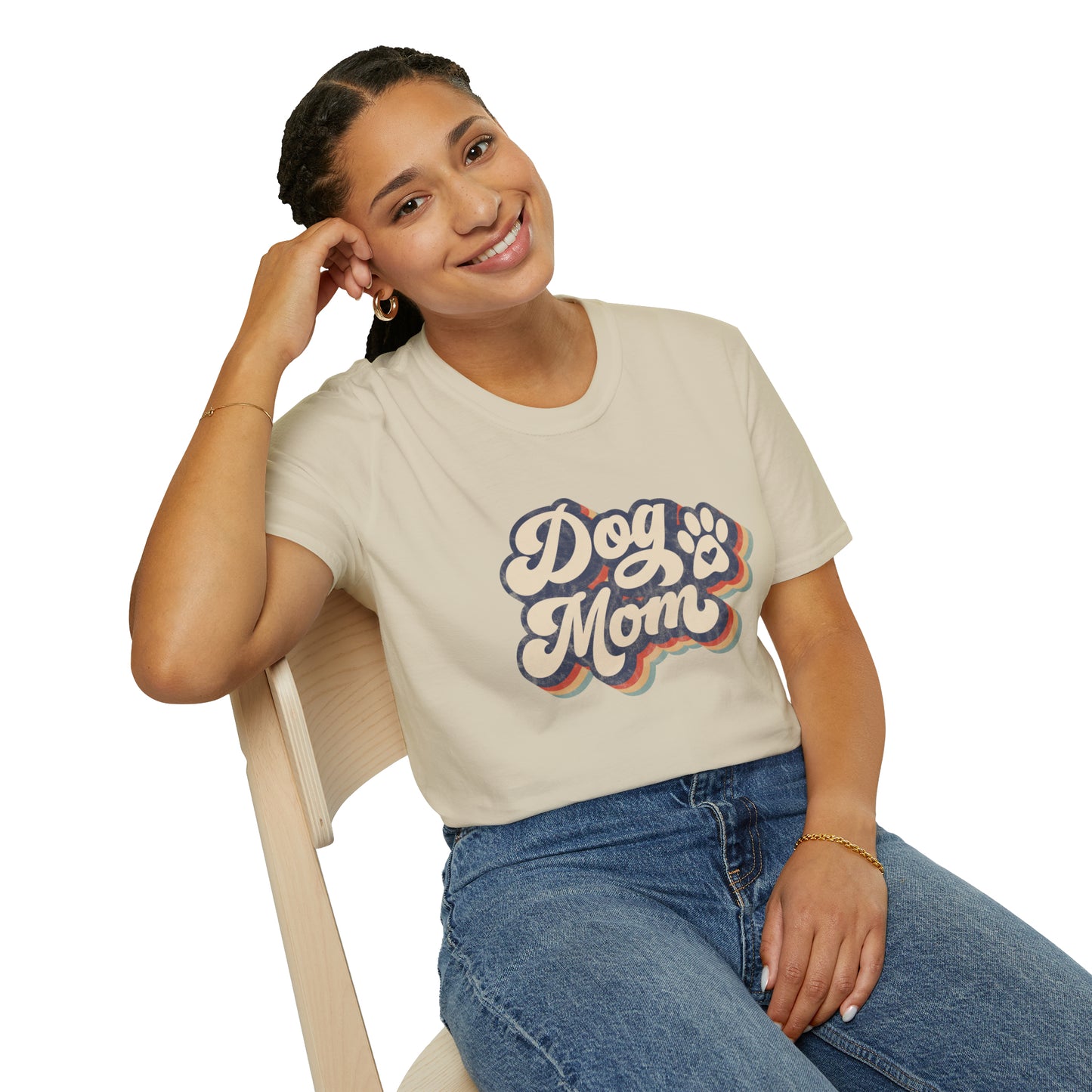 Dog Mom Unisex Softstyle T-Shirt