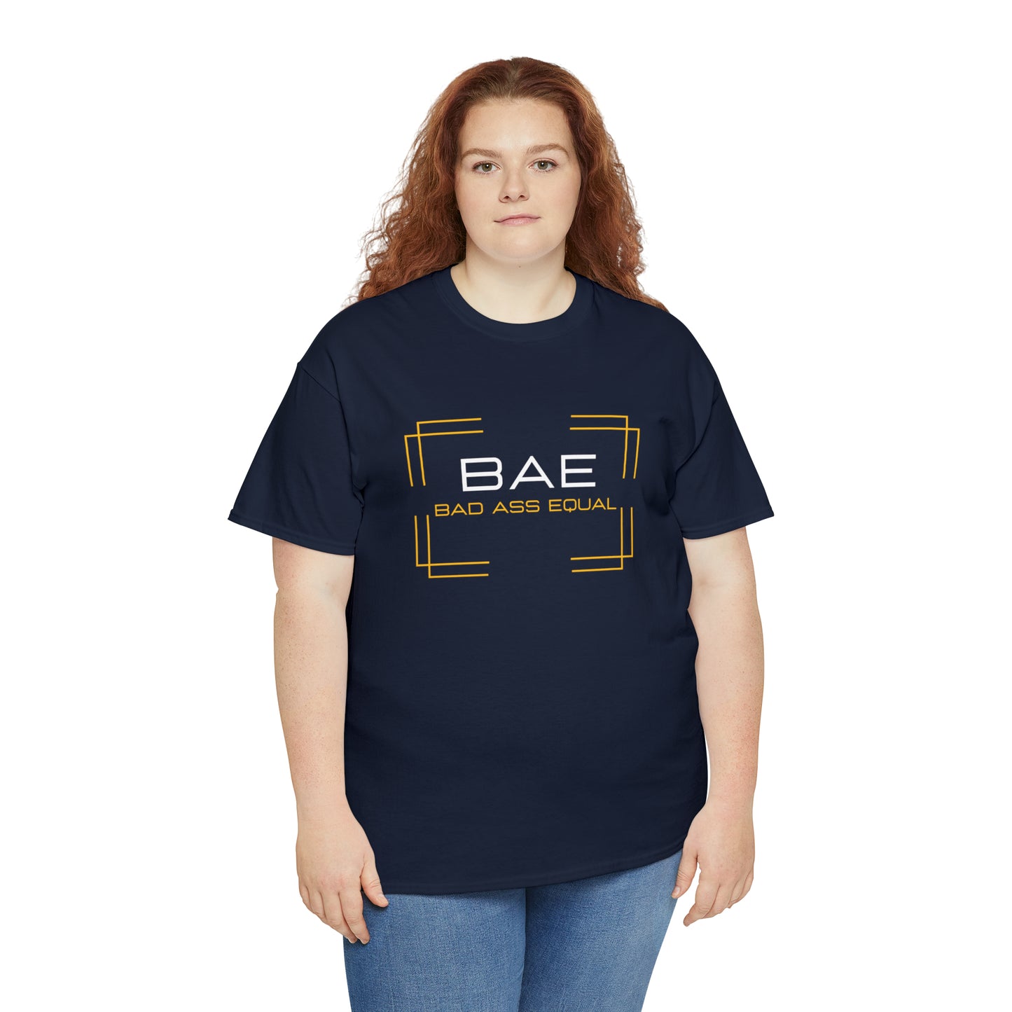 BAE Bad Ass Equal  Unisex Heavy Cotton Tee - Square