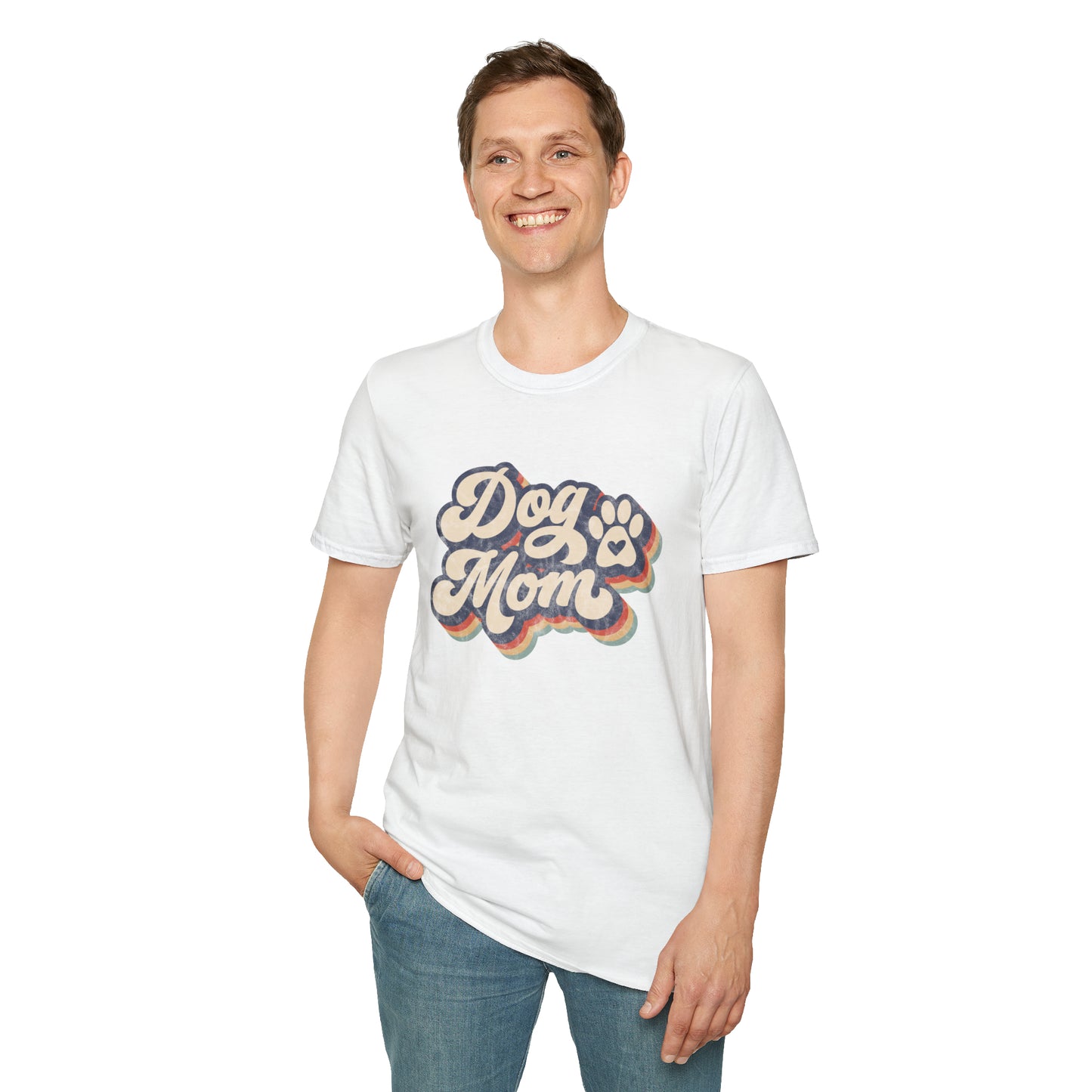 Dog Mom Unisex Softstyle T-Shirt