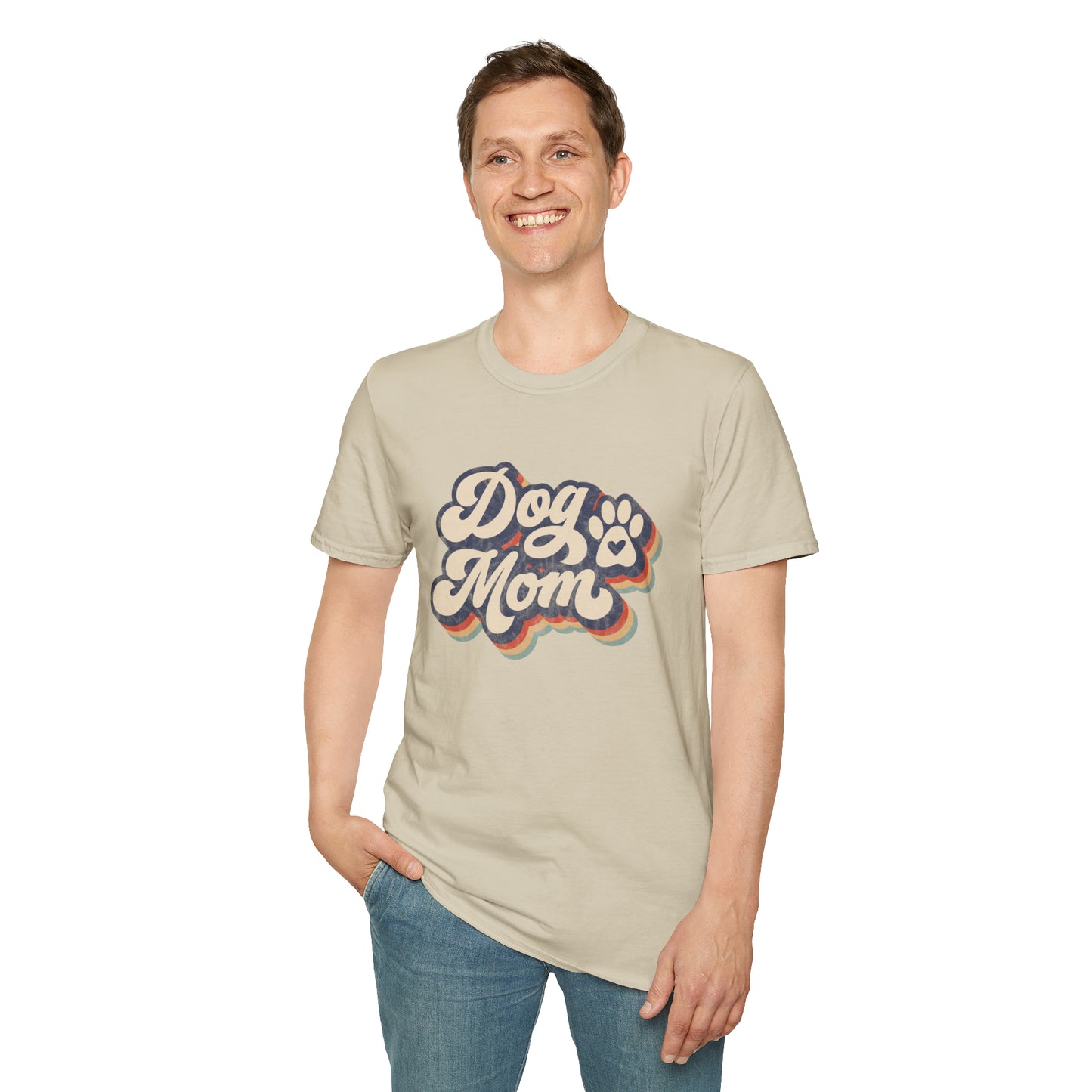 Dog Mom Unisex Softstyle T-Shirt