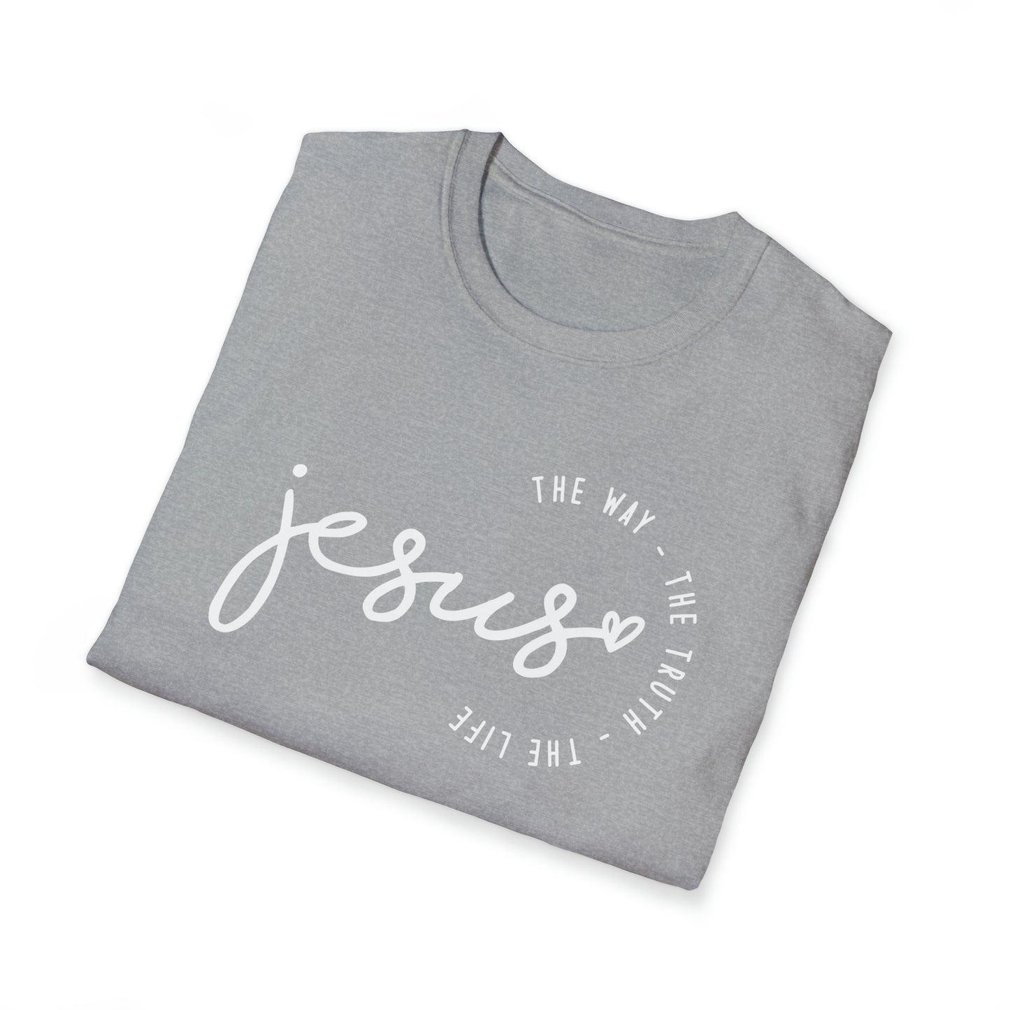 Jesus The Way The Truth The Life Unisex Softstyle T-Shirt