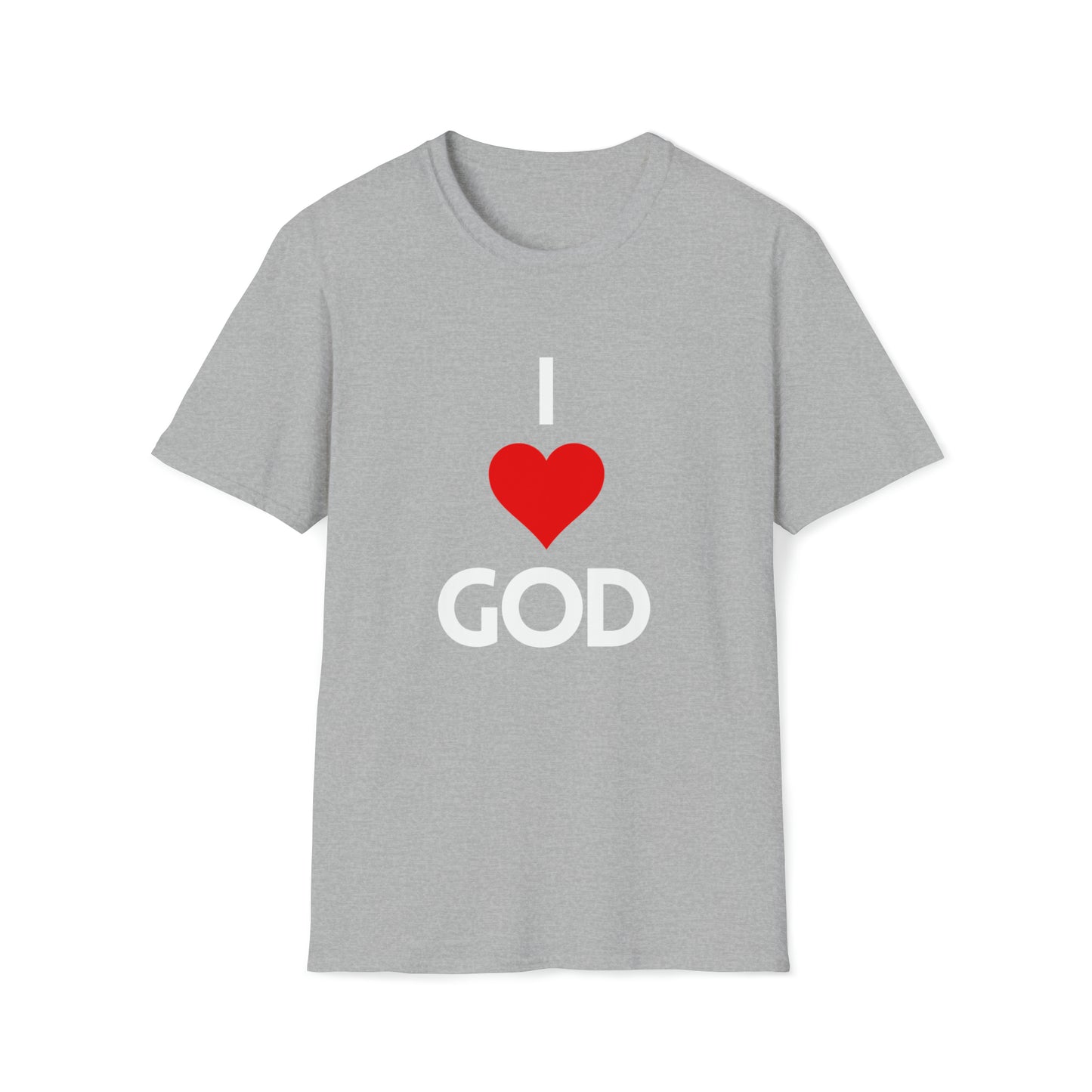 I Love God Softstyle T-Shirt