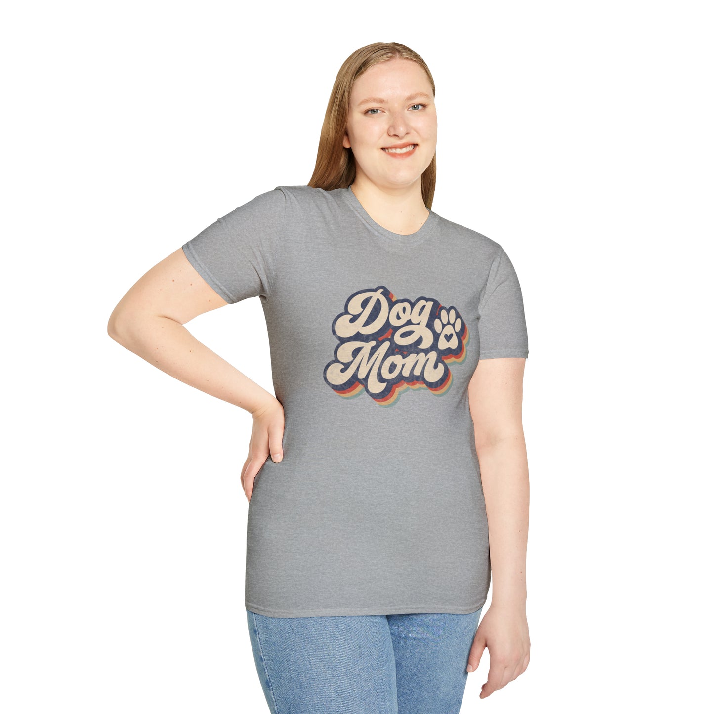 Dog Mom Unisex Softstyle T-Shirt