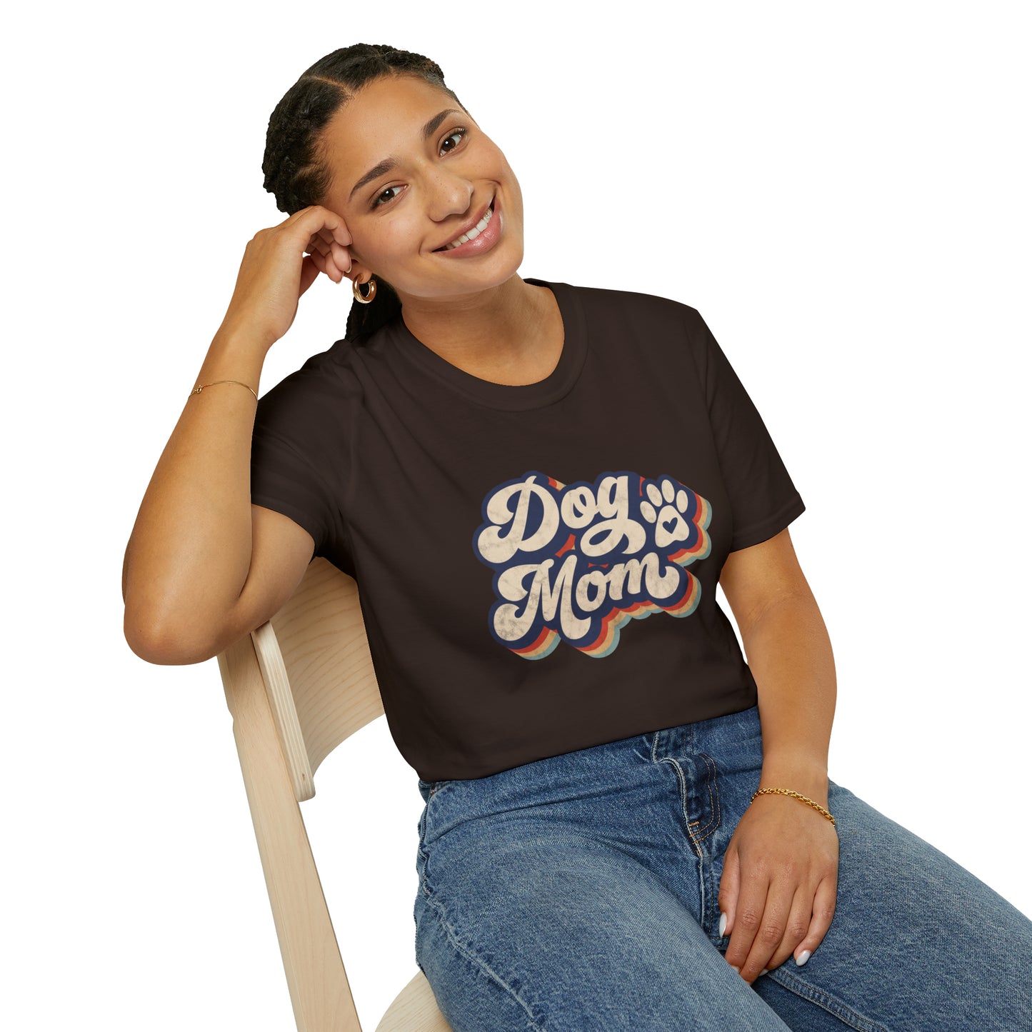 Dog Mom Unisex Softstyle T-Shirt