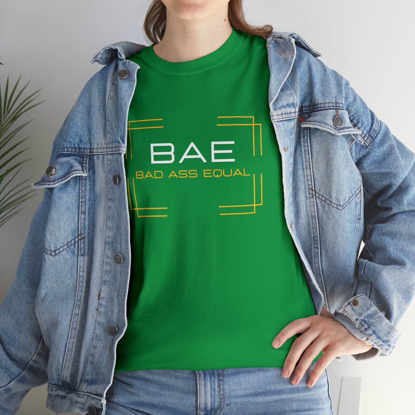 BAE Bad Ass Equal  Unisex Heavy Cotton Tee - Square