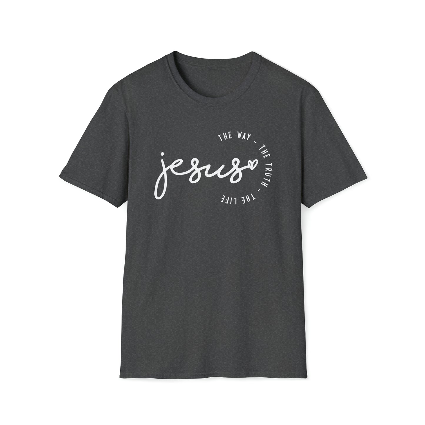 Jesus The Way The Truth The Life Unisex Softstyle T-Shirt