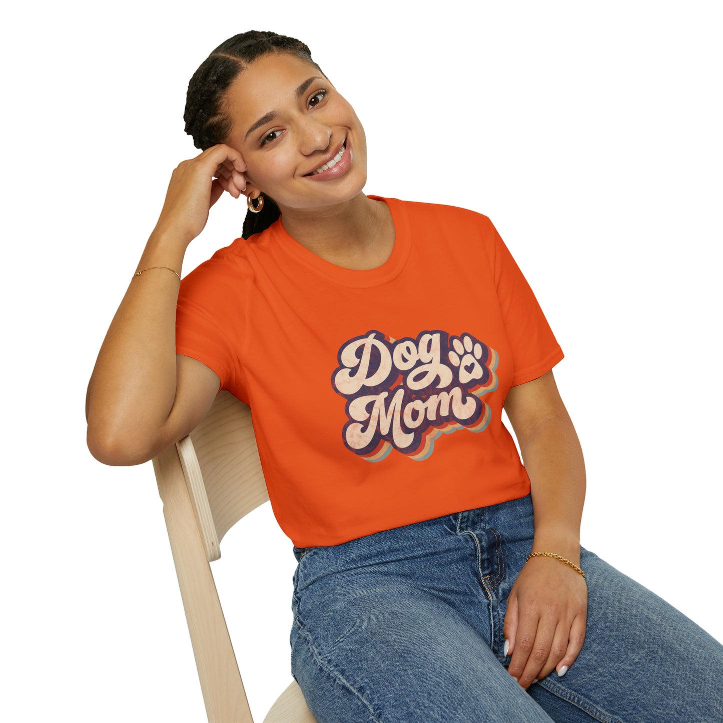 Dog Mom Unisex Softstyle T-Shirt