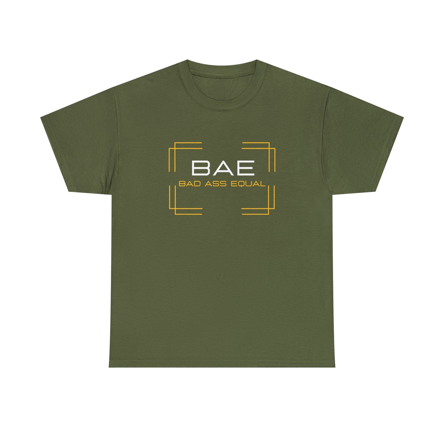 BAE Bad Ass Equal  Unisex Heavy Cotton Tee - Square