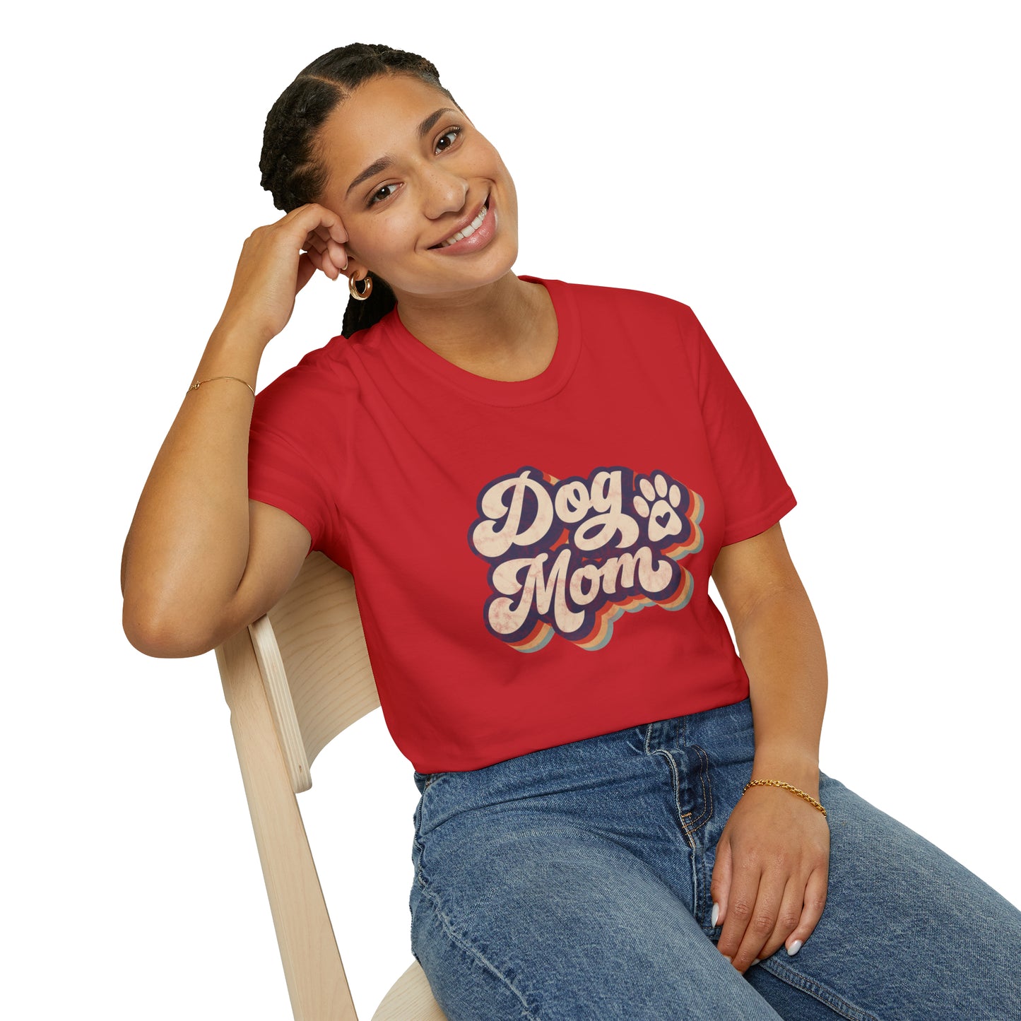 Dog Mom Unisex Softstyle T-Shirt