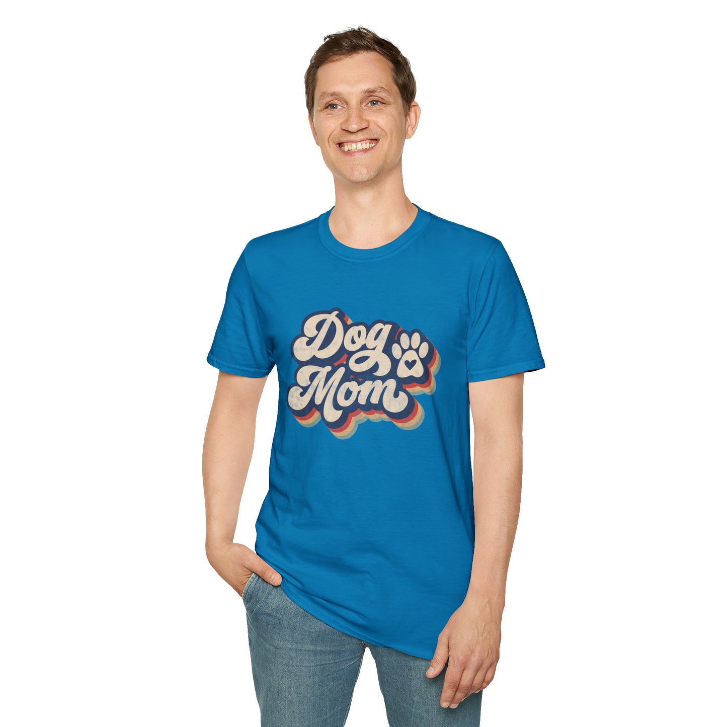 Dog Mom Unisex Softstyle T-Shirt