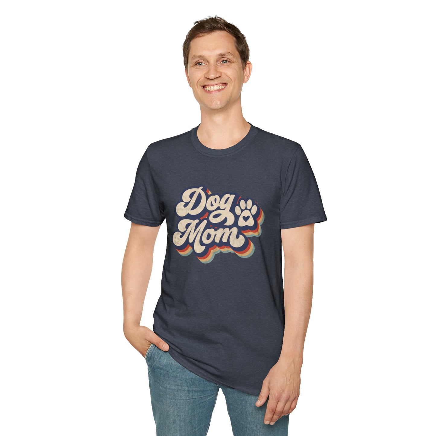 Dog Mom Unisex Softstyle T-Shirt