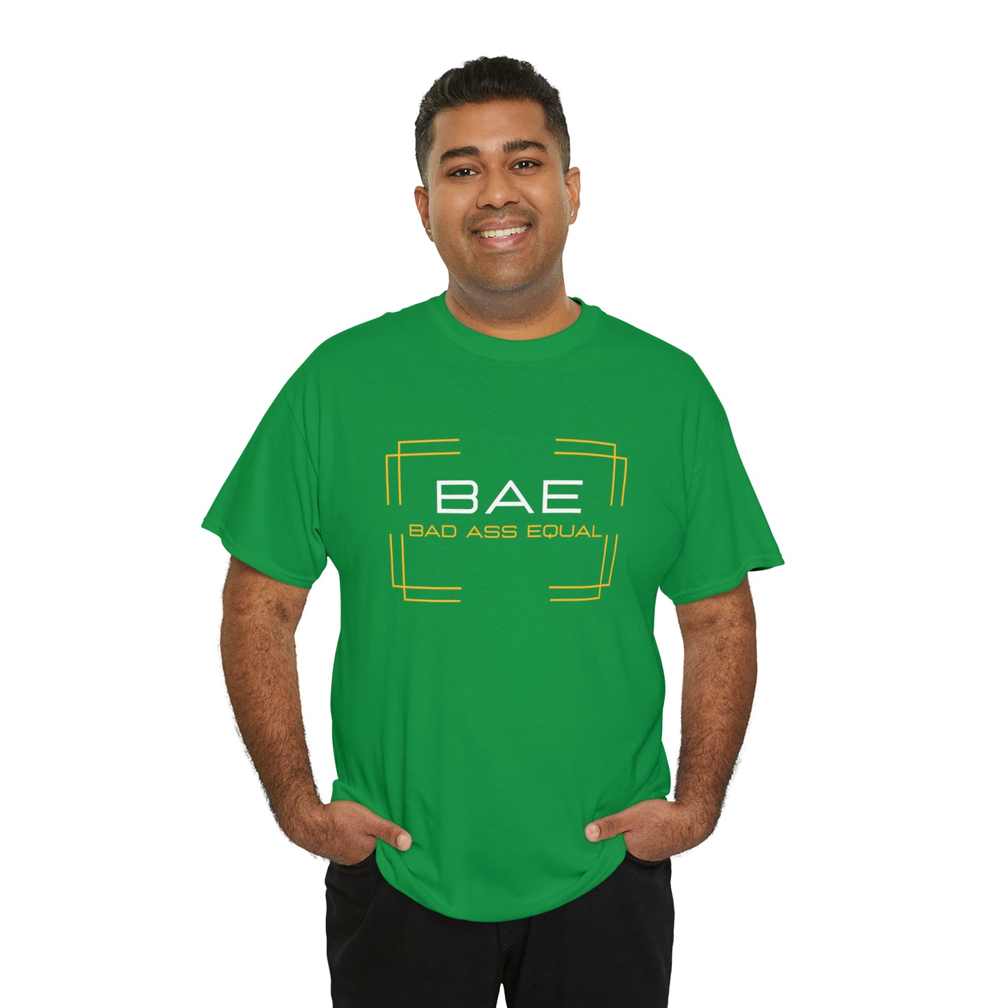 BAE Bad Ass Equal  Unisex Heavy Cotton Tee - Square