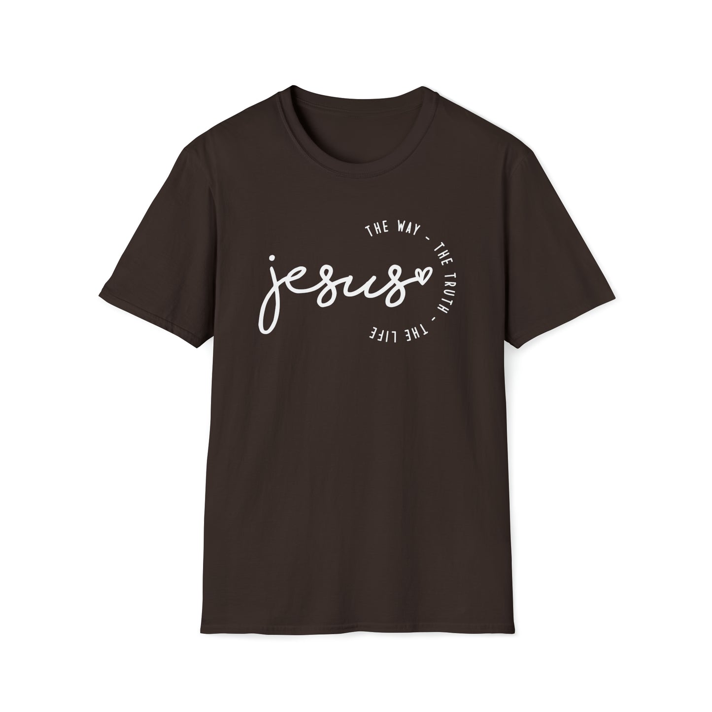 Jesus The Way The Truth The Life Unisex Softstyle T-Shirt