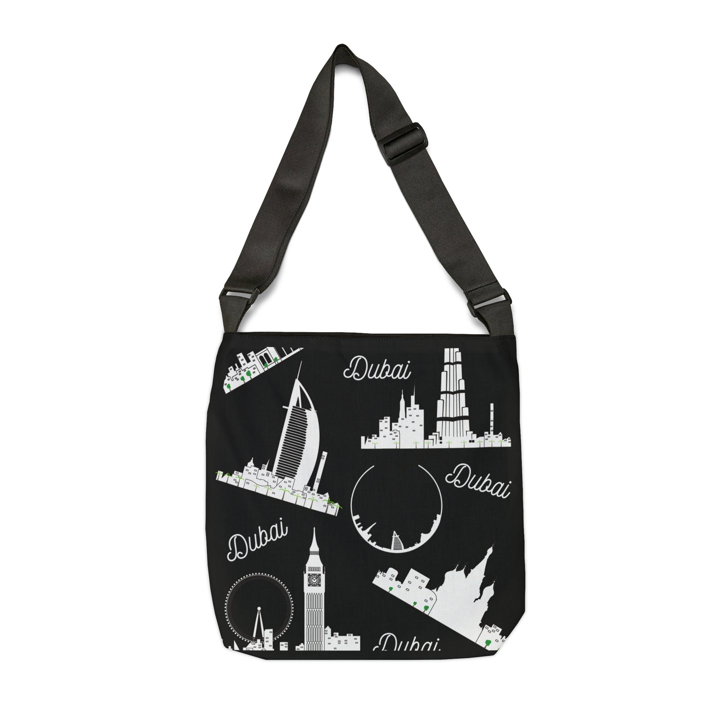 Dubai UAE Travel All-Over-Print Adjustable Tote Bag