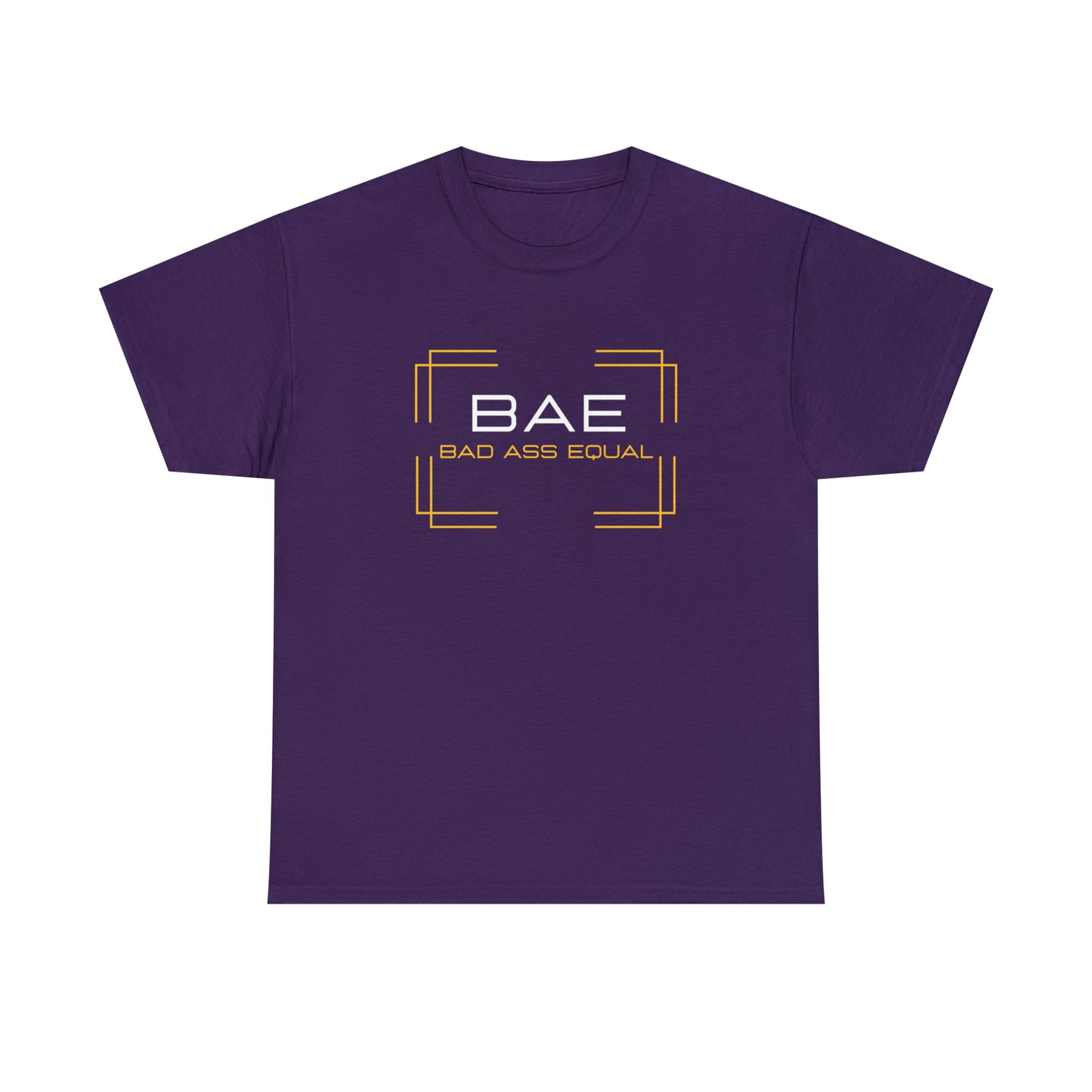 BAE Bad Ass Equal  Unisex Heavy Cotton Tee - Square