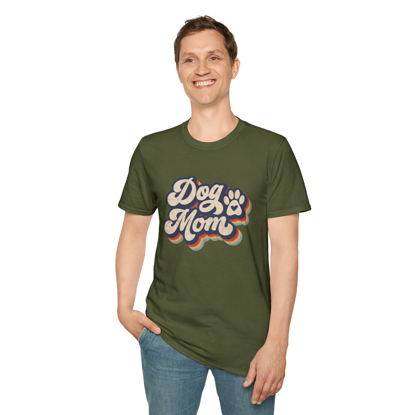 Dog Mom Unisex Softstyle T-Shirt