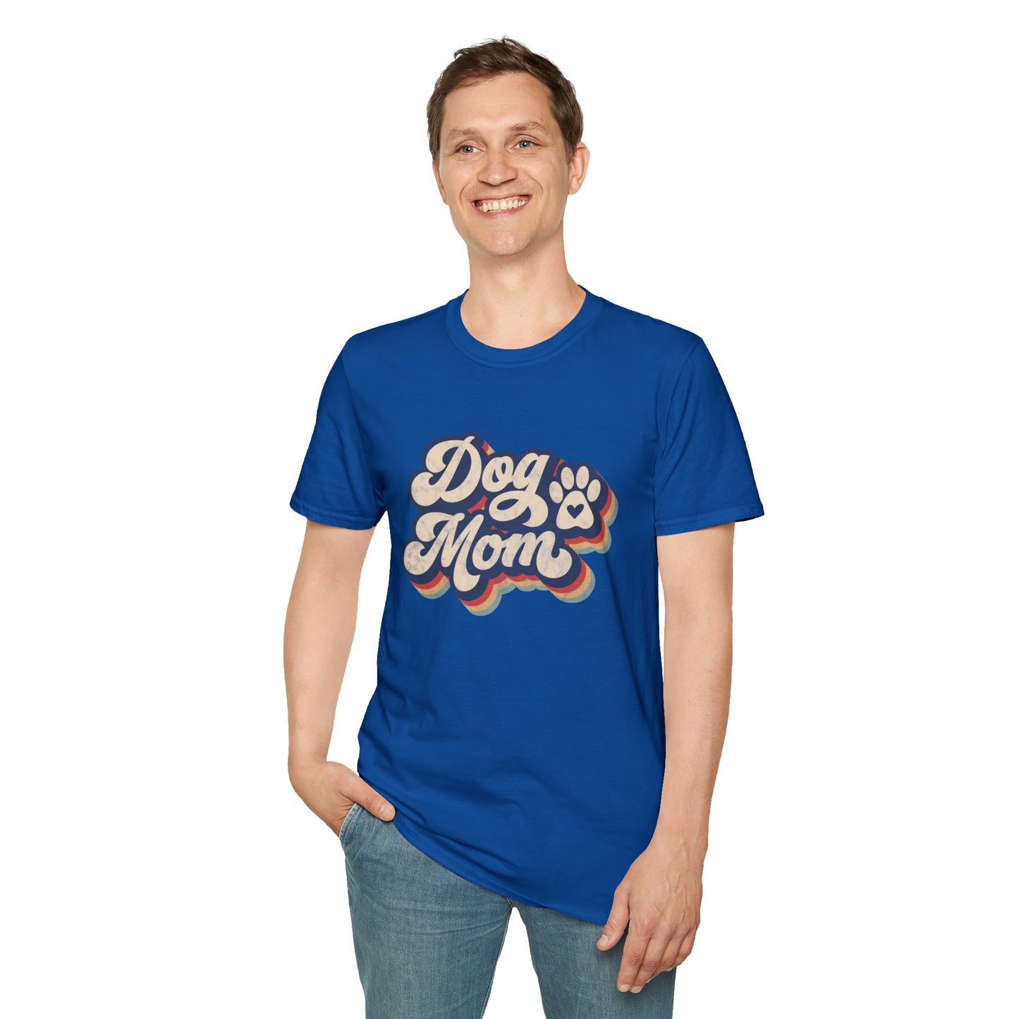 Dog Mom Unisex Softstyle T-Shirt