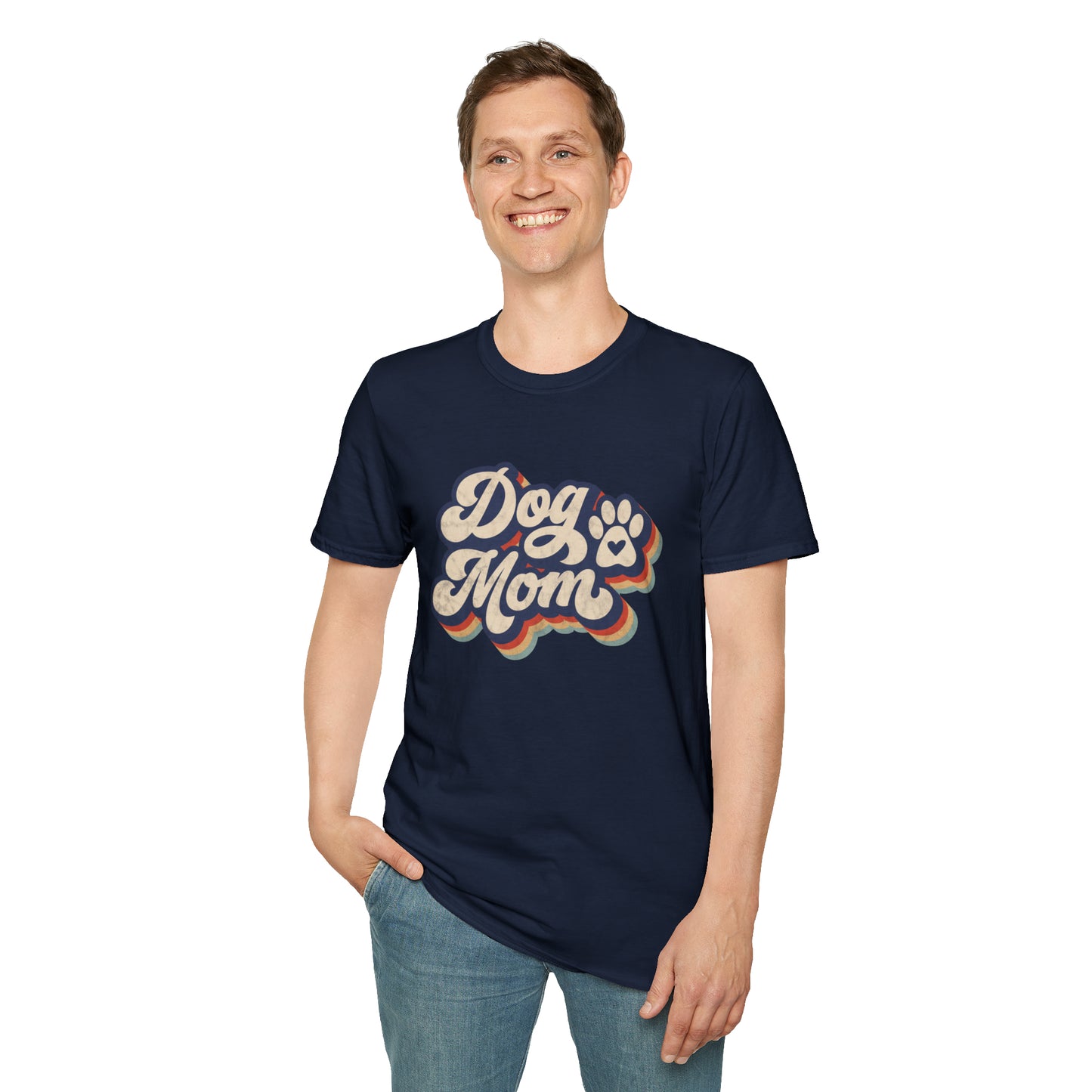 Dog Mom Unisex Softstyle T-Shirt