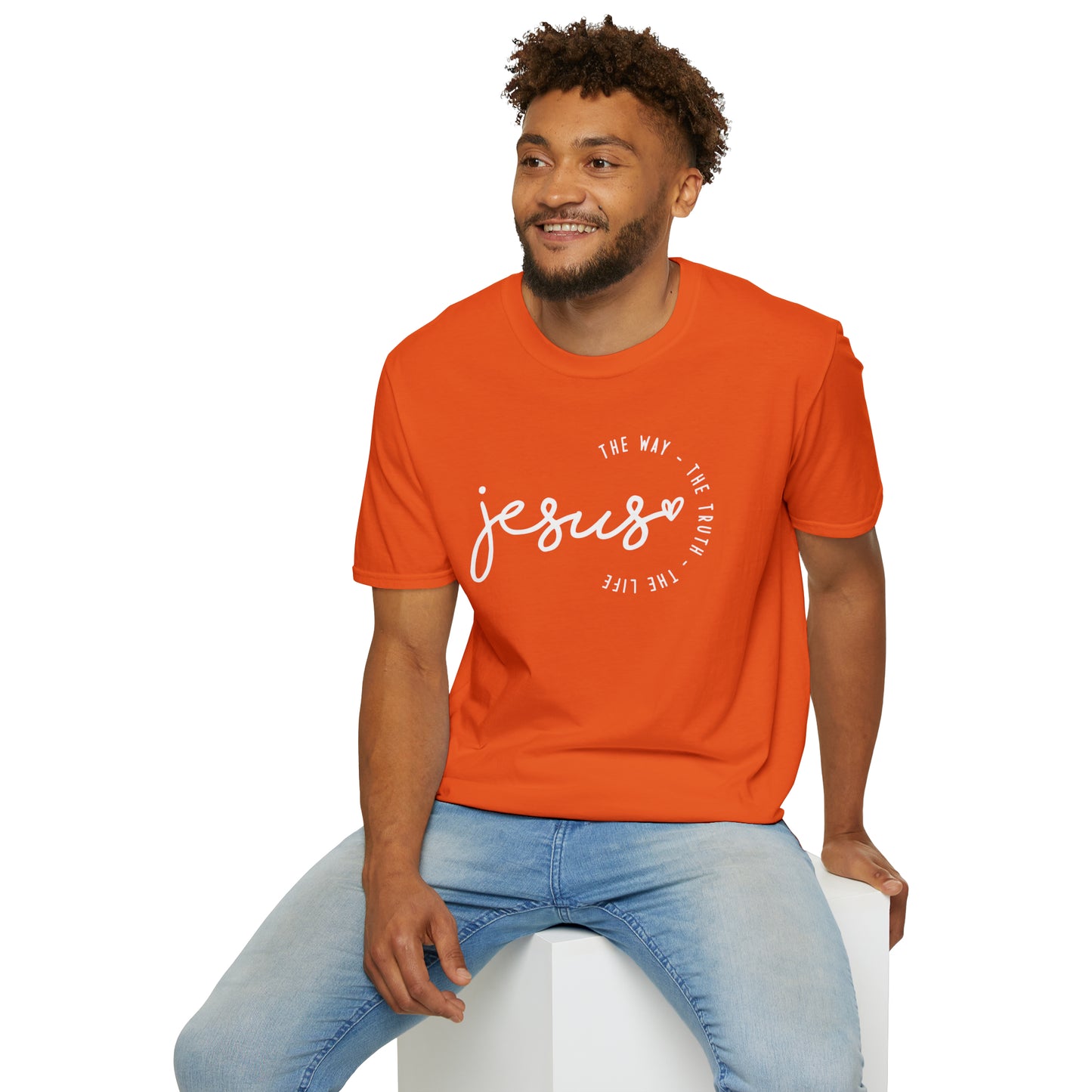 Jesus The Way The Truth The Life Unisex Softstyle T-Shirt