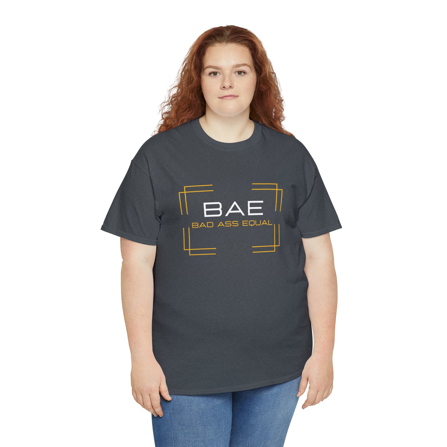 BAE Bad Ass Equal  Unisex Heavy Cotton Tee - Square